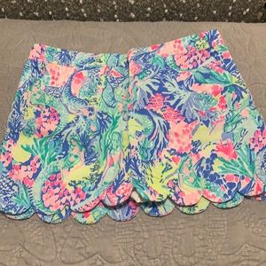 Lily Pulitzer Colette Scallop Hem Skort